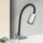 LED Fleksibel bordlampe med klemme KURT LED/5W/230V sølvfarvet