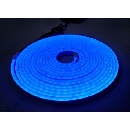LED Fleksibelt bånd NEON LED/10W/230V 5 m IP65 blå