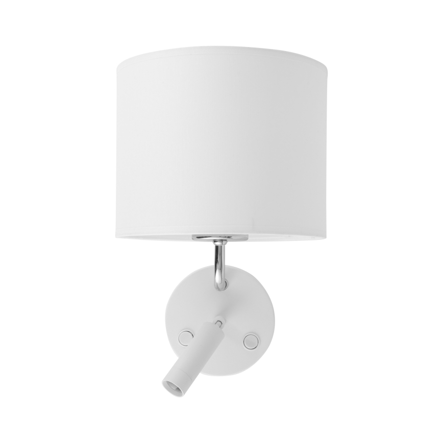 LED Fleksibelt lys RICHI 1xE27/15W/230V + LED/3W/230V hvid