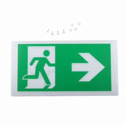 LED flugtvejsskilt EMERGENCY EXIT SAMSUNG CHIP LED/2W/230V 6000K