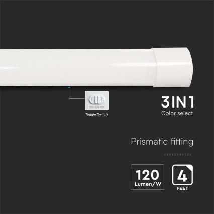 LED Fluorescerende lampe LED/40W/230V 3000/4000/6500K 116 cm