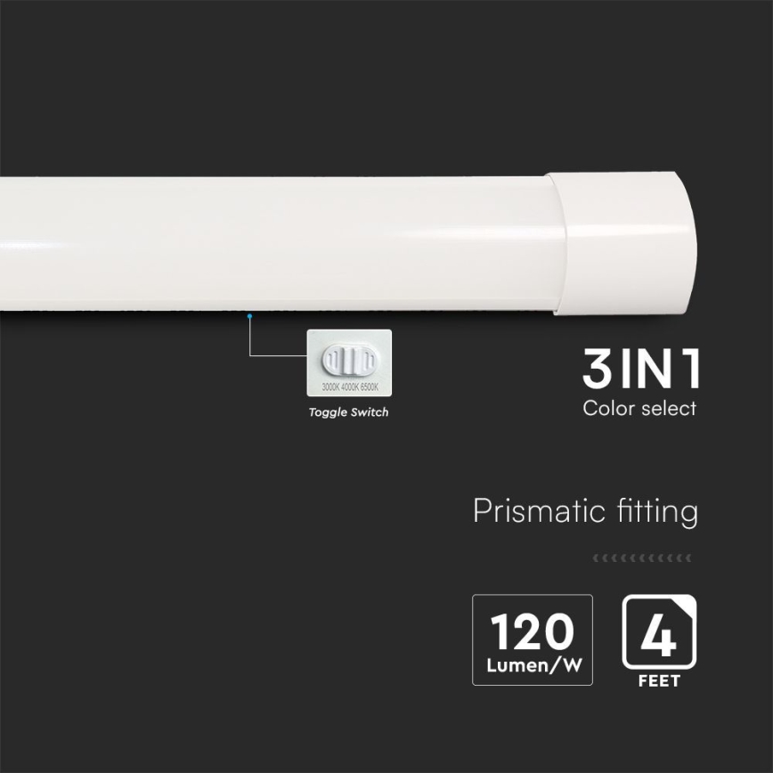 LED Fluorescerende lampe LED/40W/230V 3000/4000/6500K 116 cm