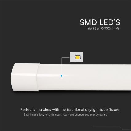 LED Fluorescerende lampe LED/40W/230V 3000/4000/6500K 116 cm