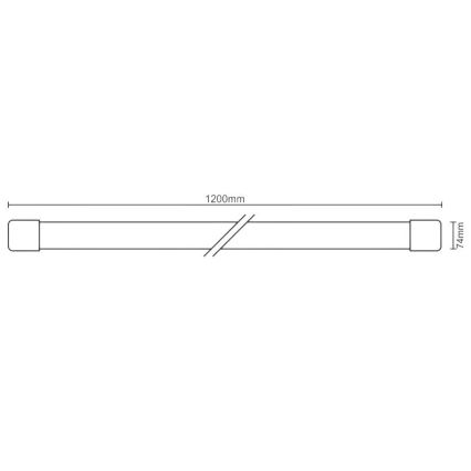 LED Fluorescerende lampe LED/72W/230V 4000K 120 cm