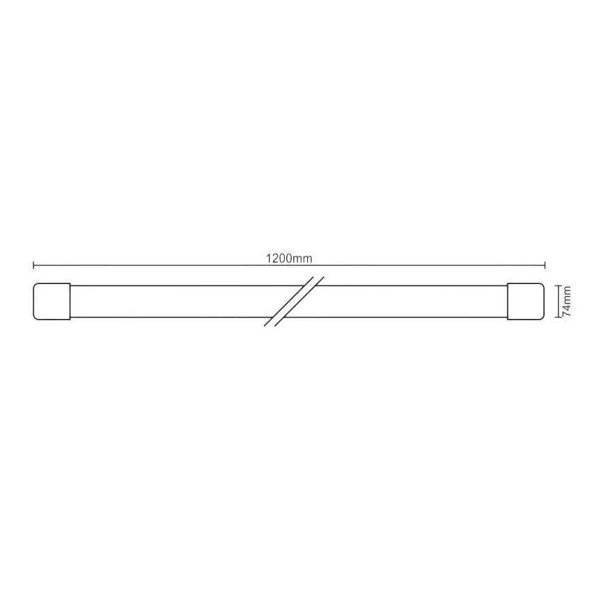LED Fluorescerende lampe LED/72W/230V 4000K 120 cm