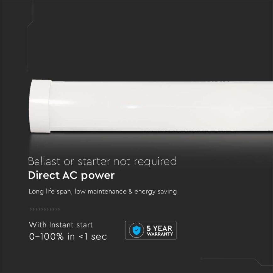 LED Fluorescerende lampe SAMSUNG CHIP LED/40W/230V 3000K 120 cm