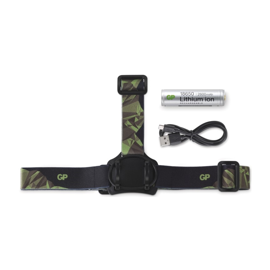 LED-forlygte GP DISCOVERY CHR35 LED/3,7V/2600mAh