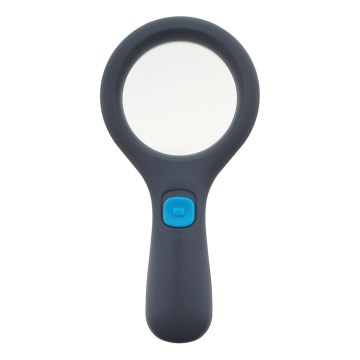 LED-forstørrelsesglas 3× zoom med LED-belysning/3W/2xAAA IP22