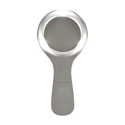 LED-forstørrelsesglas 3× zoom med LED-belysning/3W/2xAAA IP22