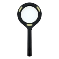 LED-forstørrelsesglas 3×ZOOM med LED-belysning/3W/2xAA IP22