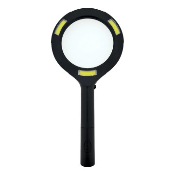 LED-forstørrelsesglas 3×ZOOM med LED-belysning/3W/2xAA IP22