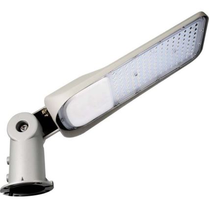 LED gadelampe med skumringssensor SAMSUNG CHIP LED/100W/230V 6500K IP65 grå