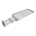 LED gadelampe med skumringssensor SAMSUNG CHIP LED/100W/230V 4000K IP65 grå