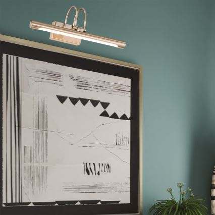 LED gallerilampe LED/9W/230V 3000K 42 cm mat krom