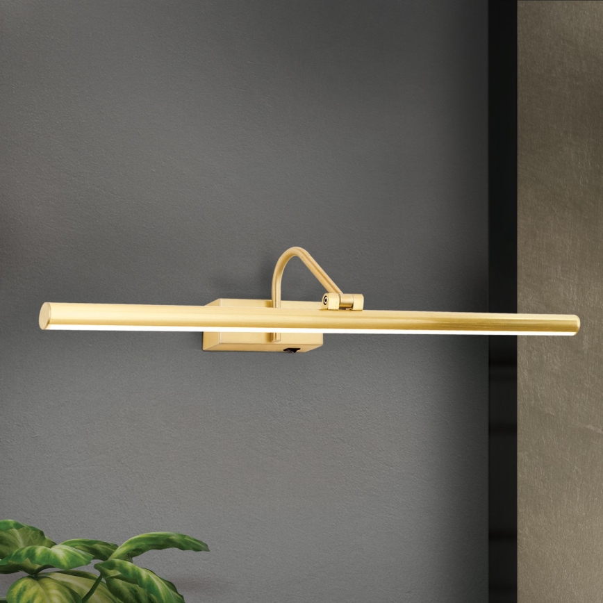 LED gallerilampe PORTRAIT LED/12W/230V 60 cm guldfarvet