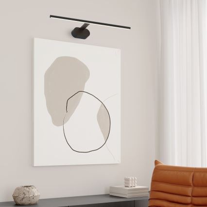 LED gallerilampe PRADO LED/11W/230V sort