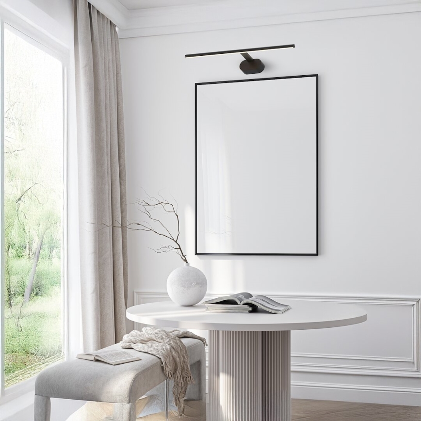 LED gallerilampe PRADO LED/11W/230V sort