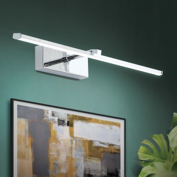 LED gallerilampe PUBLIO LED/10W/230V 50 cm skinnende krom