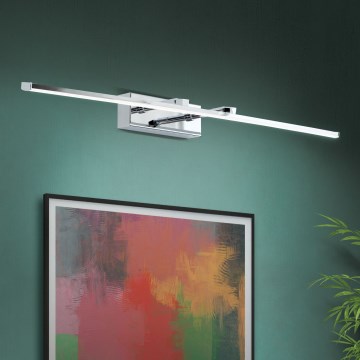 LED gallerilampe PUBLIO LED/15W/230V 75 cm skinnende krom