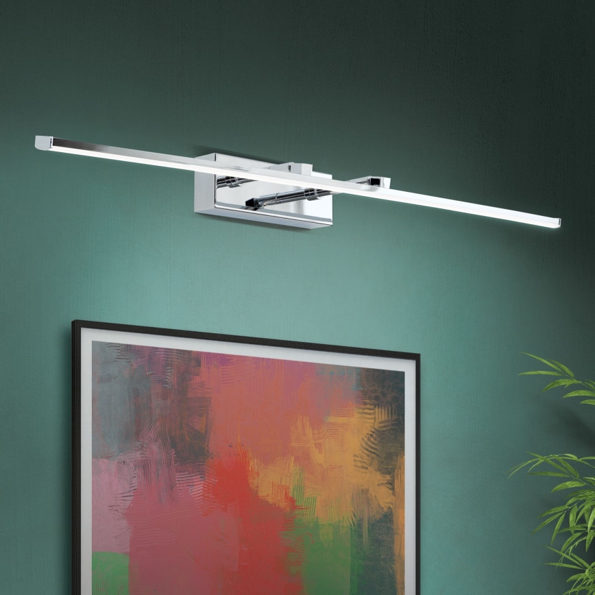 LED gallerilampe PUBLIO LED/15W/230V 75 cm skinnende krom