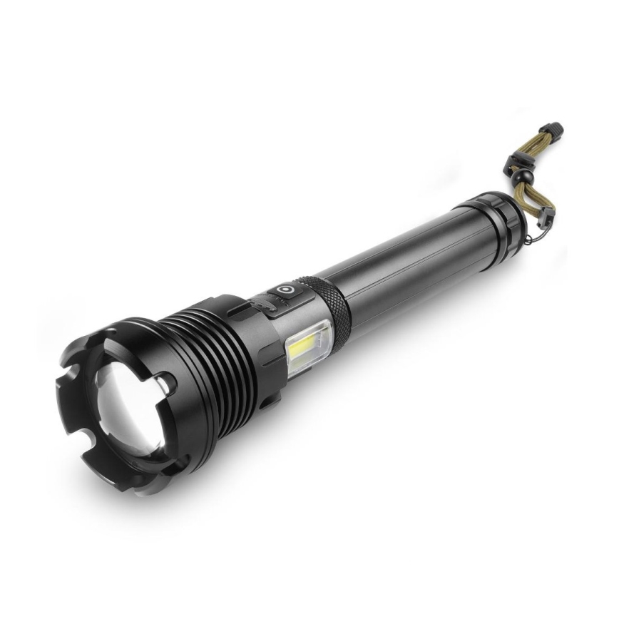 LED Genopladelig aluminium lommelygte med powerbank-funktion LED/4400 mAh 2200 lm IP44