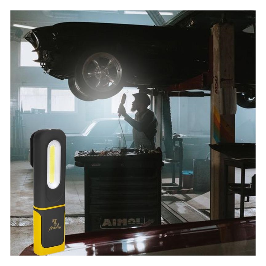 LED Dæmpbar Genopladelig Arbejdslampe LED/8W/5V IP44 420 lm 1200 mAh