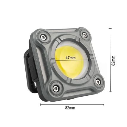 LED Genopladelig arbejdslampe dæmpbar LED/15W/5V IPX4 1000 lm 2000 mAh