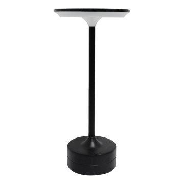 LED genopladelig berøringsbetjent bordlampe TAVOLO LED/2,5W/5V 2400 mAh 3000-6000K sort