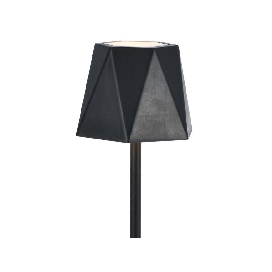 LED Dæmpbar genopladelig touch bordlampe LED/4W/5V 3000-6000K 1800 mAh sort