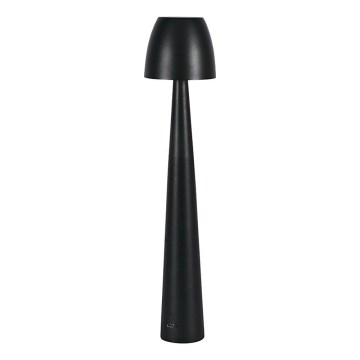 LED Genopladelig bordlampe m. touch-funktion dæmpbar LED/3W/5V 3000-6000K 1800 mAh sort