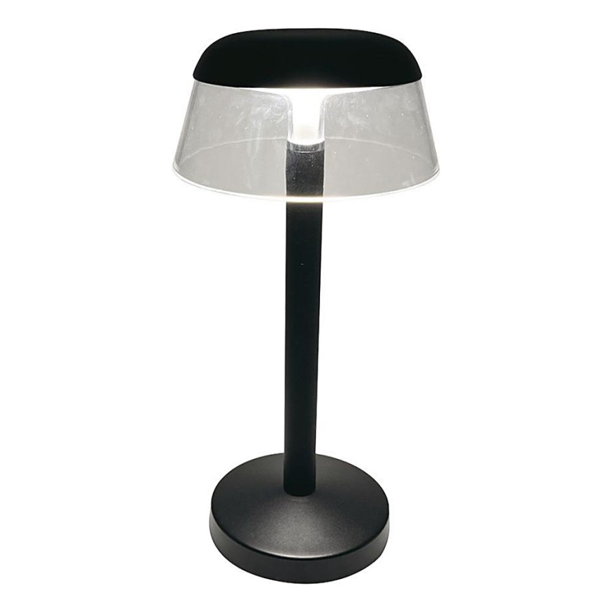 LED Genopladelig bordlampe m. touch-funktion dæmpbar LED/3W/5V 3000-6000K 1800 mAh sort