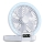 LED-genopladelig bordventilator 3,7 V 1200 mAh