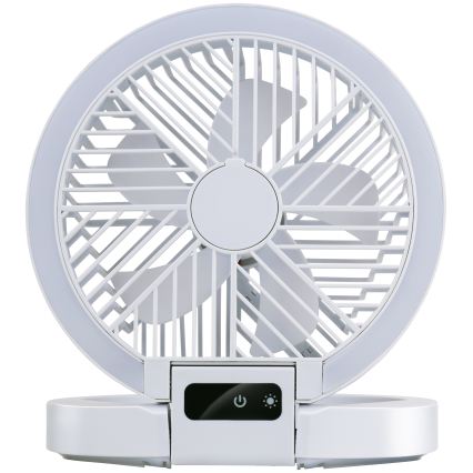 LED-genopladelig bordventilator 3,7 V 1200 mAh