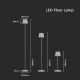 LED Genopladelig gulvlampe dæmpbar LED/4W/5V 4400 mAh 4000K IP54 hvid