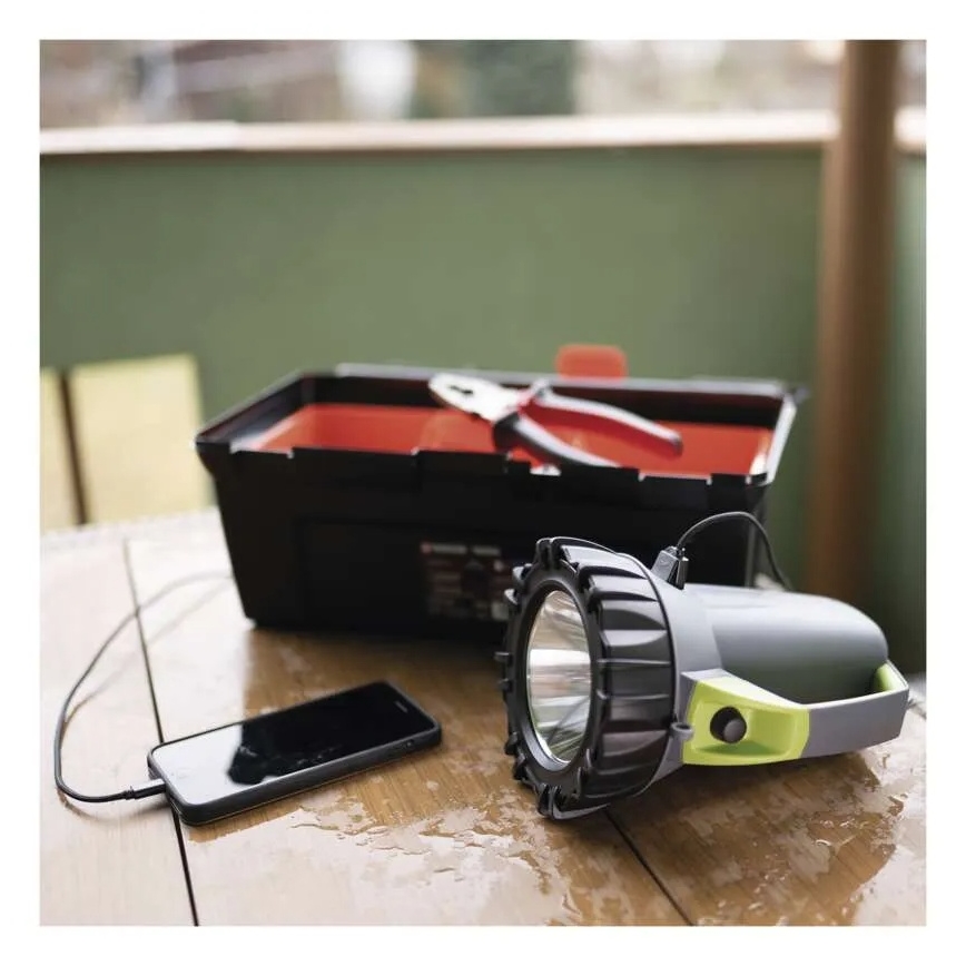 LED Genopladelig lommelygte LED/3,7V 4000 mAh