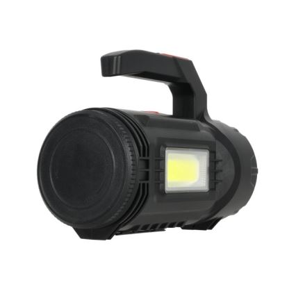 LED genopladelig lommelygte LED/5V 500 lm 1200 mAh sort