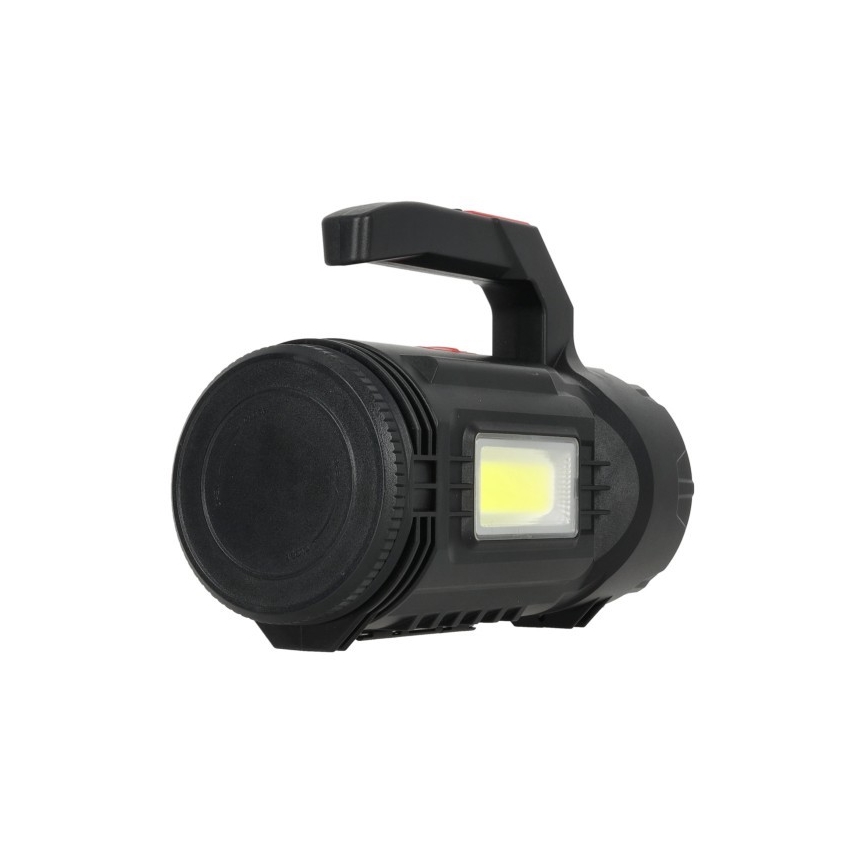 LED genopladelig lommelygte LED/5V 500 lm 1200 mAh sort