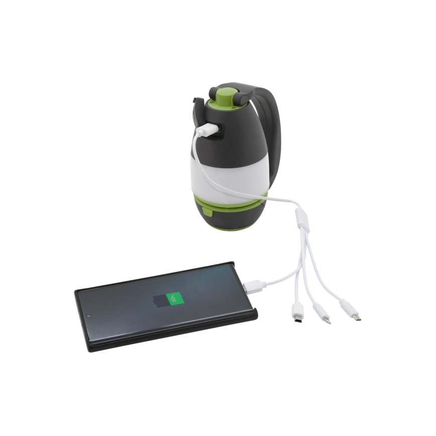 LED genopladelig lommelygte med powerbank-funktion LED/3W/1500mAh