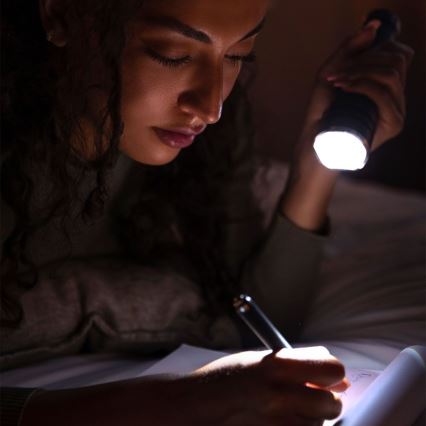 LED Genopladelig lommelygte USB LED/10W/5V IP54 2000 mAh 1000 lm