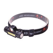 LED genopladelig pandelampe LED/3W/COB/USB