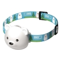 LED-genopladelig pandelampe LED/USB 500 mAh Bjørn