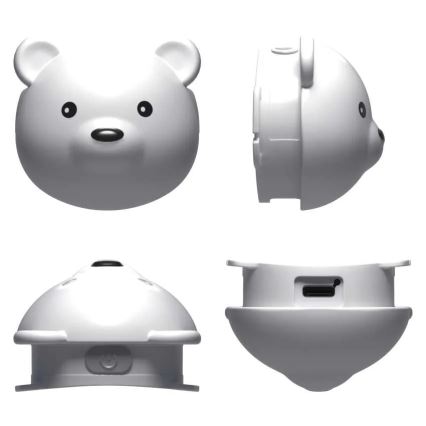 LED-genopladelig pandelampe LED/USB 500 mAh Bjørn