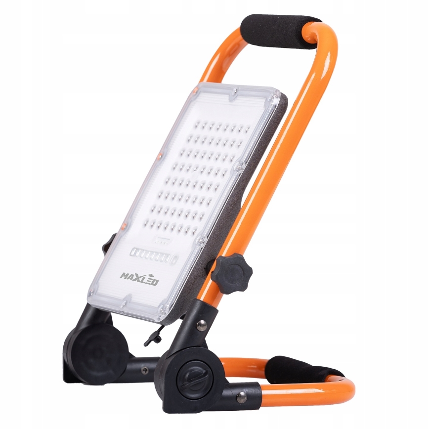 Dæmpbar genopladelig LED-projektør med stativ LED/100W/3,2V 4500K 10000 mAh IP65 orange