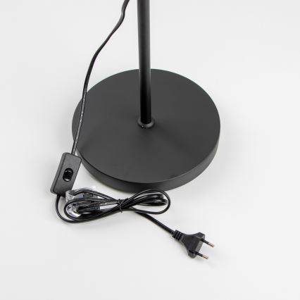 LED gulvlampe 1xE27/7W/230V sort