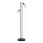 LED gulvlampe 2xE27/7W/230V 2000K sort/guld