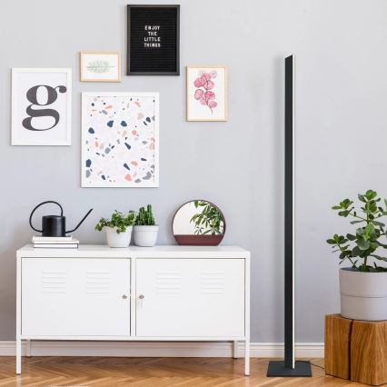 LED gulvlampe BERNADETTA LED/28W/230V 4000K sort