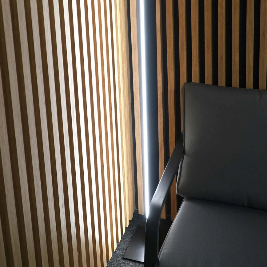 LED gulvlampe BERNADETTA LED/28W/230V 4000K sort