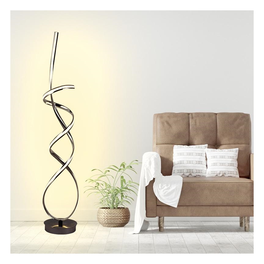 LED gulvlampe dæmpbar LED/80W/230V 3000-6500K + fjernbetjening