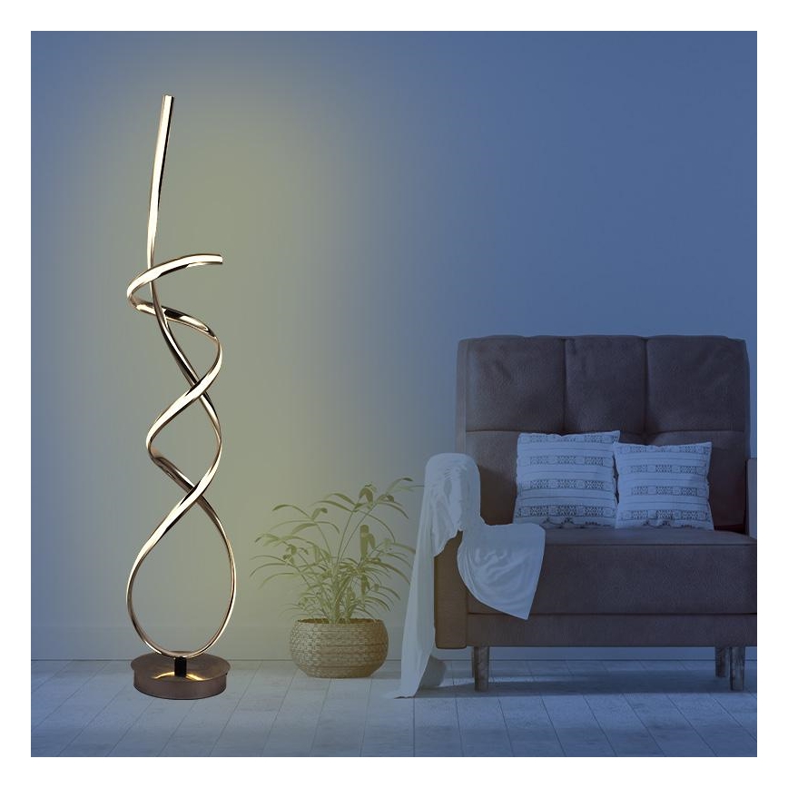 LED gulvlampe dæmpbar LED/80W/230V 3000-6500K + fjernbetjening