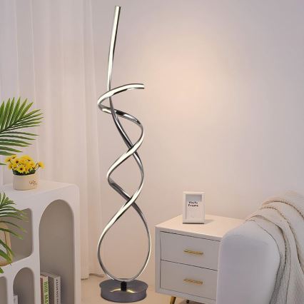 LED gulvlampe dæmpbar LED/80W/230V 3000-6500K + fjernbetjening